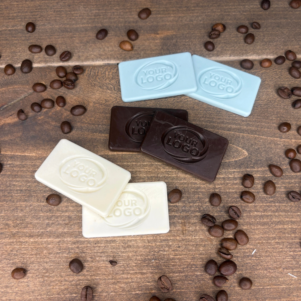 Custom Rectangle Silicone Mold with Your Logo – Pack of 10